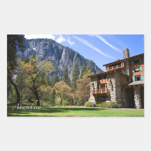 Sticker Rectangulaire Ahwahnee (Devant)