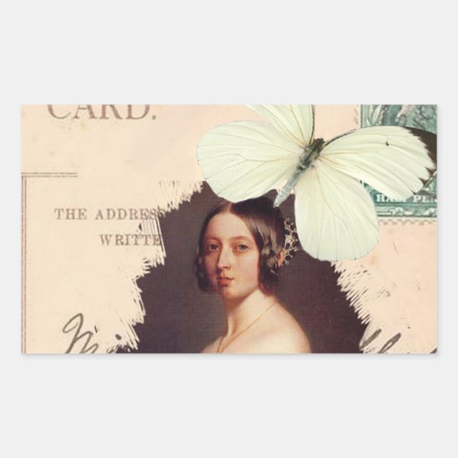 Sticker Rectangulaire Alexandrina Victoria (Devant)