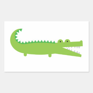 Sticker Rectangulaire Alligator
