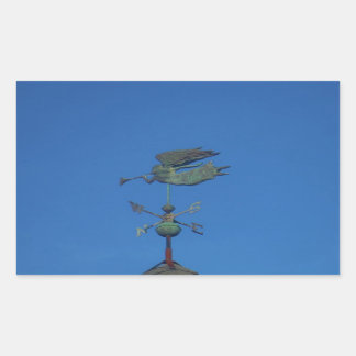 Sticker Rectangulaire Ange Vane météorologique