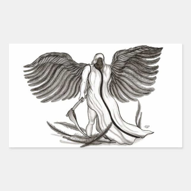 Sticker Rectangulaire Angel Uriel (Devant)