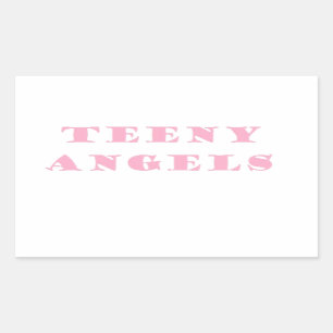 Sticker Rectangulaire anges minuscules