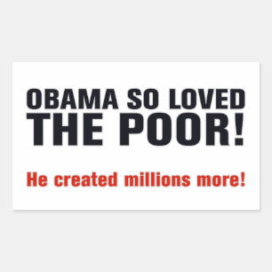 Sticker Rectangulaire Anti Obama