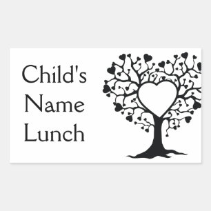 Sticker Rectangulaire Arbre cardiaque