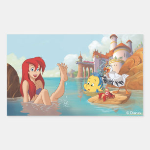 Sticker Rectangulaire Ariel Gros rêves