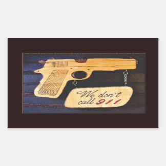 Sticker Rectangulaire Arme