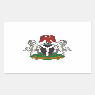 Sticker Rectangulaire Armoiries du Nigéria