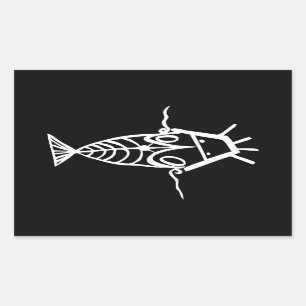 Sticker Rectangulaire Astronautes anciens