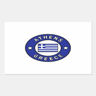 Sticker Rectangulaire Athènes Grèce