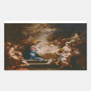 Sticker Rectangulaire Baby Jesus