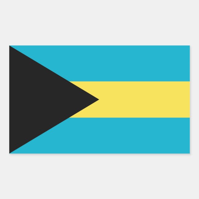 STICKER RECTANGULAIRE BAHAMAS (Devant)
