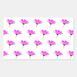 Sticker Rectangulaire Baise rose