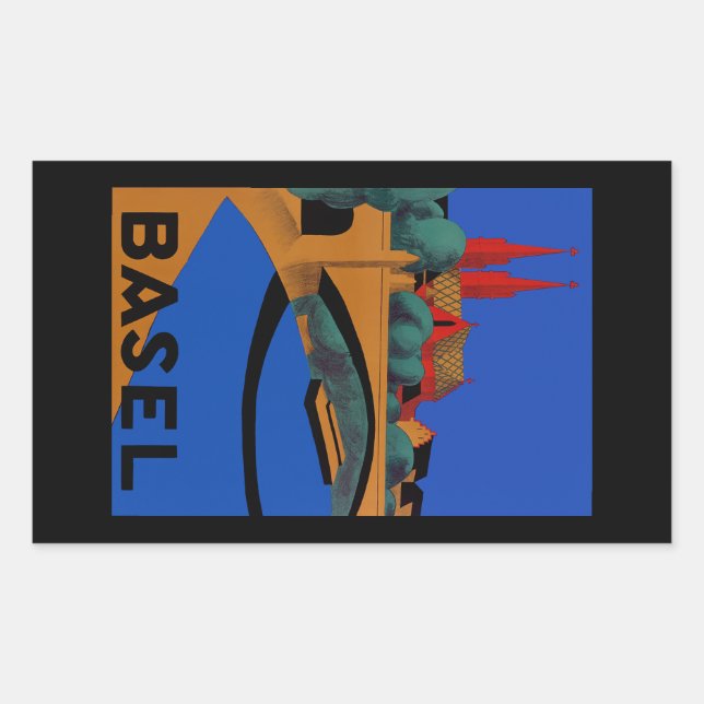 Sticker Rectangulaire Bâle (Devant)