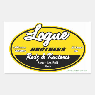 Sticker Rectangulaire Balise Brothers