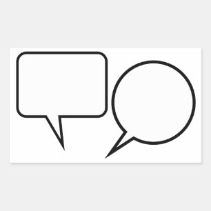 Sticker Rectangulaire Ballons vocaux