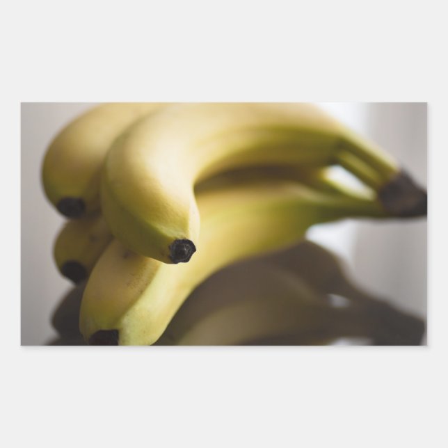 Sticker Rectangulaire Bananes (Devant)