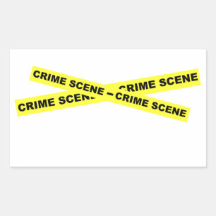 Sticker Rectangulaire Bande de scène de crime