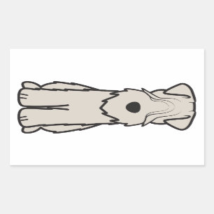 Sticker Rectangulaire Bande dessinée blonde comme les blés doucement