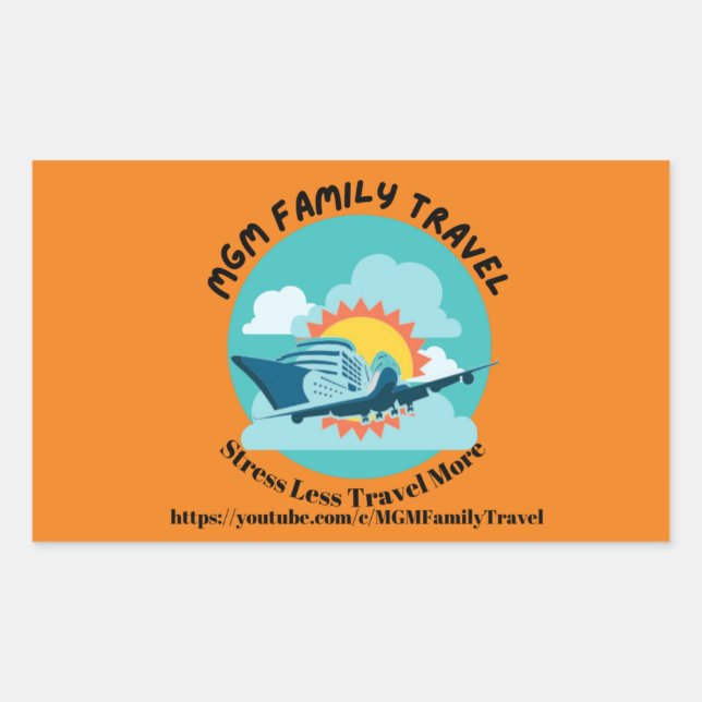 Sticker Rectangulaire Bâtons MGM (Devant)