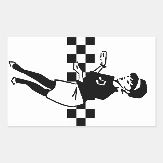 Sticker Rectangulaire Battement II de Betty (Devant)