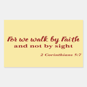 Sticker Rectangulaire Beau nous ne croyons pas en la vue