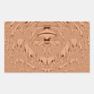 Sticker Rectangulaire Belle belle Africaine motif vectoriel tête Lion