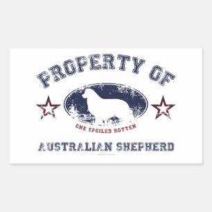 Sticker Rectangulaire Berger australien
