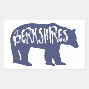 Sticker Rectangulaire Berkshires Bear