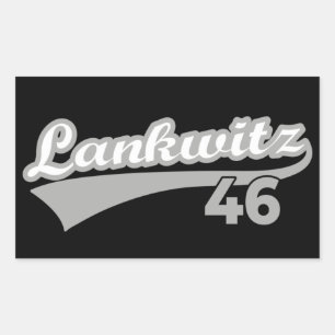 Sticker Rectangulaire Berlin Lankwitz 46 Classic City Numéro