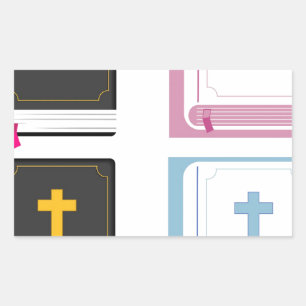 Sticker Rectangulaire bibles