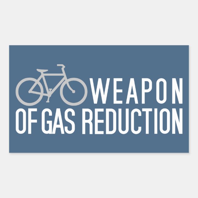 Sticker Rectangulaire Bicyclettes personnalisées (Devant)