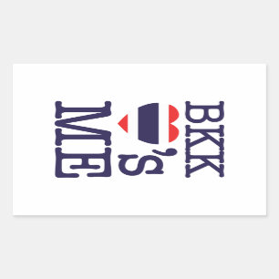 STICKER RECTANGULAIRE BKK LOVE'S ME
