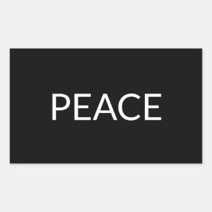 Sticker Rectangulaire Blanc blanc blanc clair simple minimaliste moderne