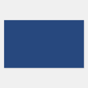 Sticker Rectangulaire Bleu US