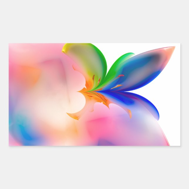 Sticker Rectangulaire Boîte cadeau Big Bow (Devant)