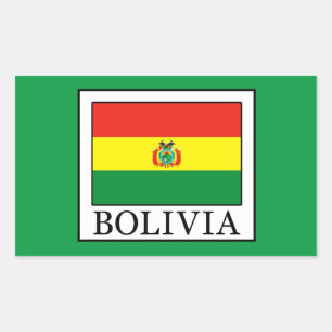 Sticker Rectangulaire Bolivie