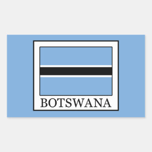 Sticker Rectangulaire Botswana
