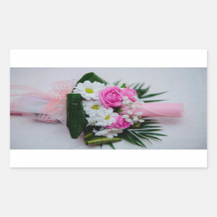 Sticker Rectangulaire Bougie du baptême