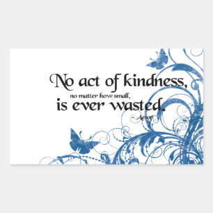 Sticker Rectangulaire bouton de bonté