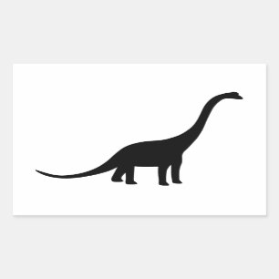 Sticker Rectangulaire Brachiosaurus Dinosaure