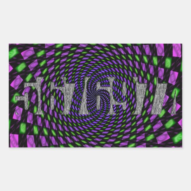 Sticker Rectangulaire Brevet 5676977 - Cure for AIDS (1997) (Devant)