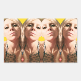 Sticker Rectangulaire Bridget Cubed