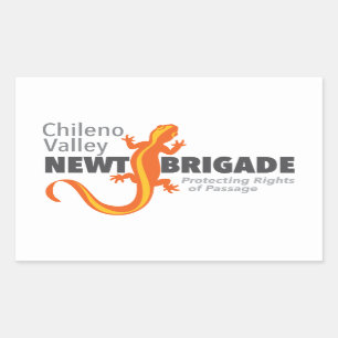 Sticker Rectangulaire Brigade Newt de Chileno Valley