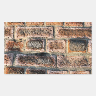 STICKER RECTANGULAIRE BRIQUES