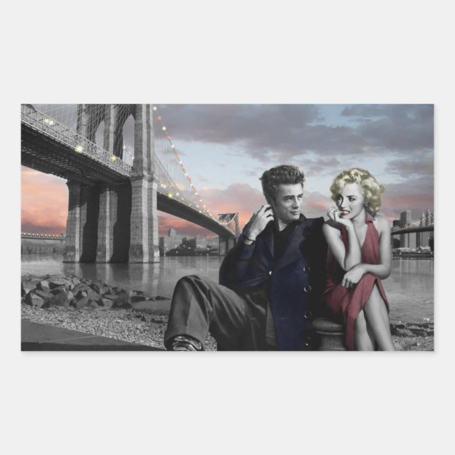 Sticker Rectangulaire Brooklyn (Devant)