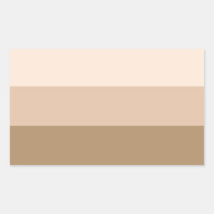 Sticker Rectangulaire Brown Ombre strié