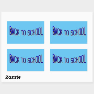 Sticker Rectangulaire BTS Blue S Paint