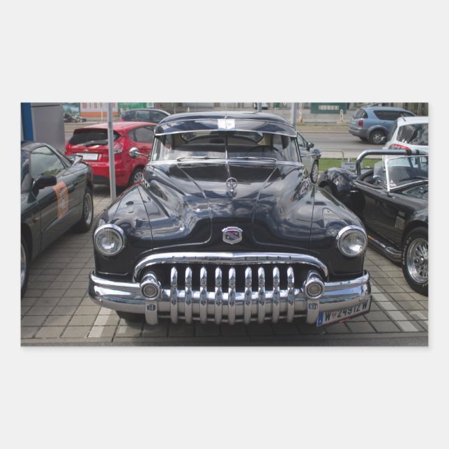 Sticker Rectangulaire Buick 1950 Super Eight (Devant)