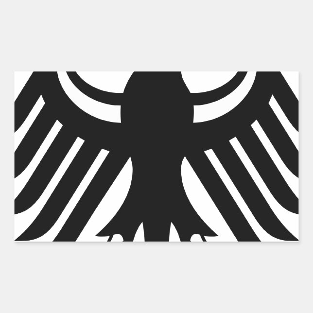 Sticker Rectangulaire Bundesadler (Devant)