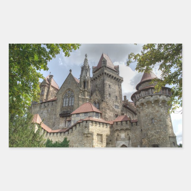 Sticker Rectangulaire Burg Kreuzenstein (Devant)